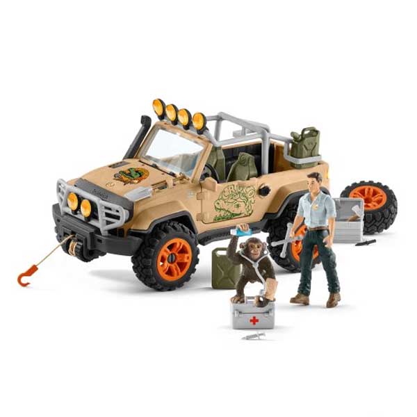 Schleich Wild Life 4x4 Bil - Scleich Safari - Altileg.dk